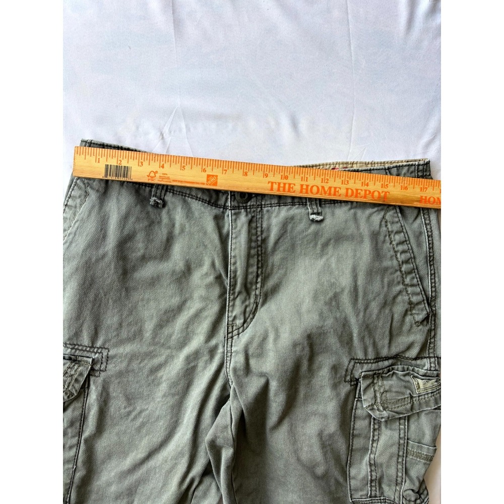 Unionbay Survivor Belted Cargo Shorts Mens 34 Olive Green Classic Fit Hiking - Picture 8 of 8
